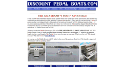 Desktop Screenshot of discountpedalboats.com